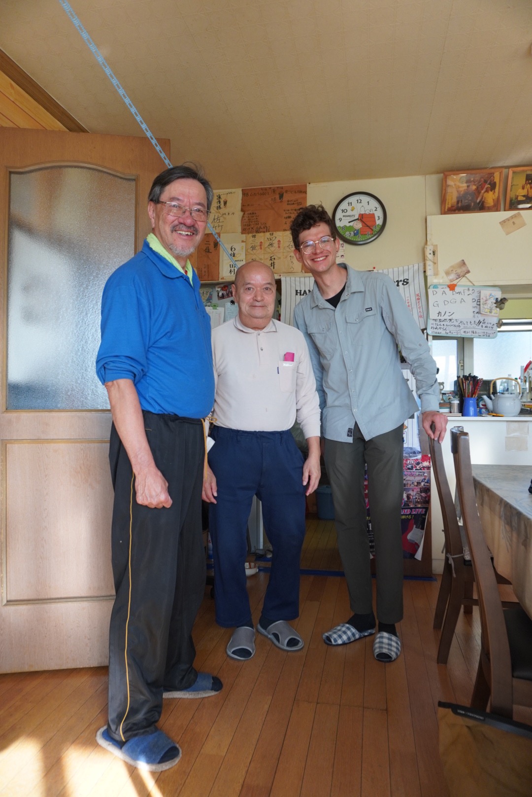 Drum House with Shoki-San (left) and his brother