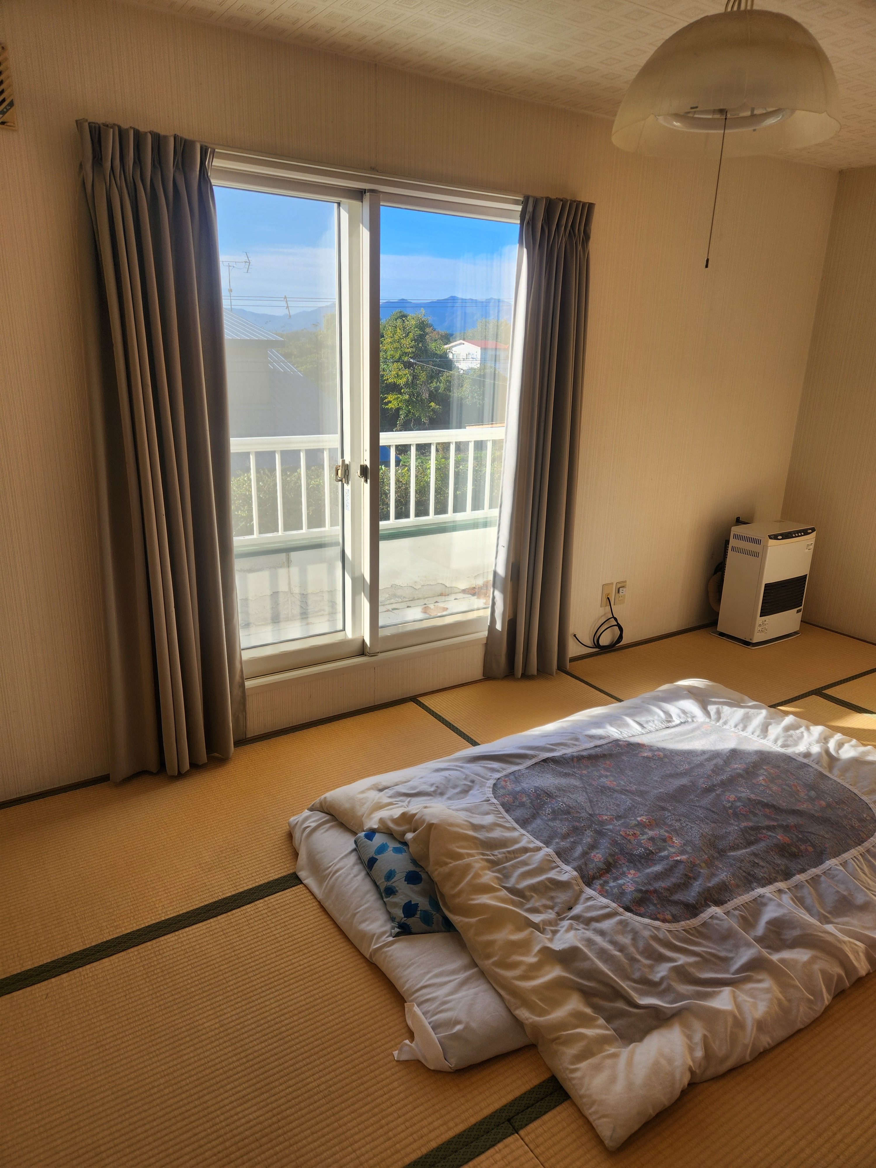 A traditional Japanese bedroom